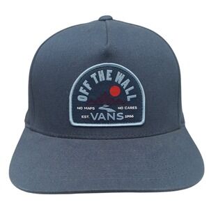 NWOT VANS Off The Wall OUTDOOR CLUB Patch Adjustable Snapback Hat Cap‎